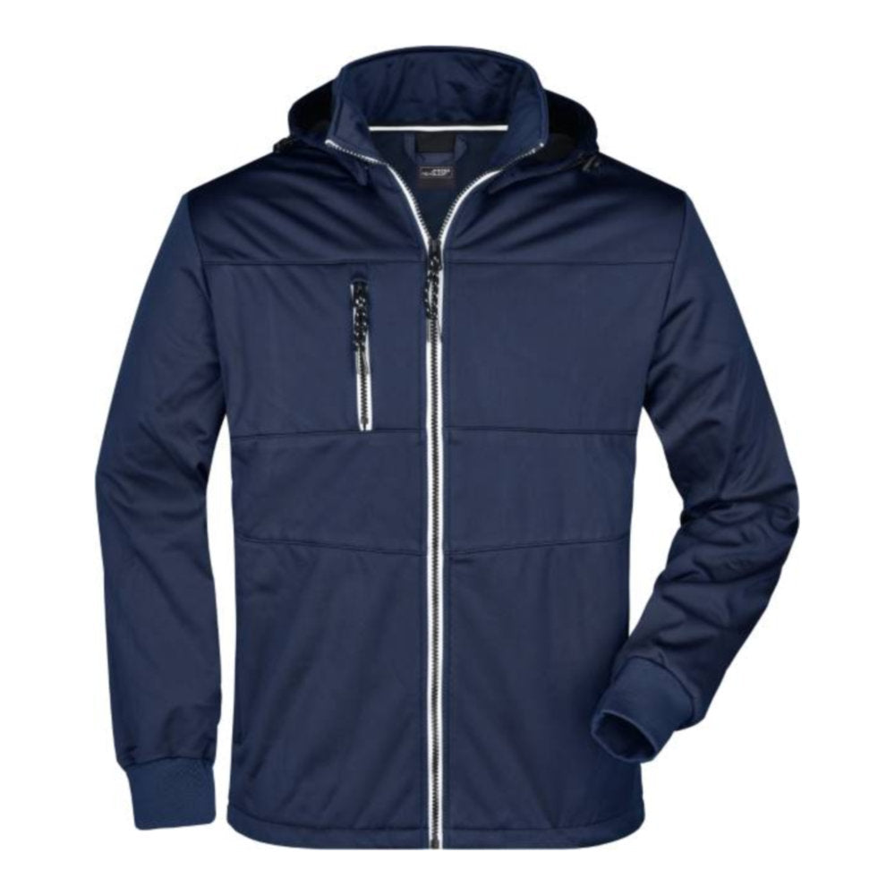 Herren 3-Lagen Softshell Jacke "Maritim", Daiber JN 1078 – navy/navy/white