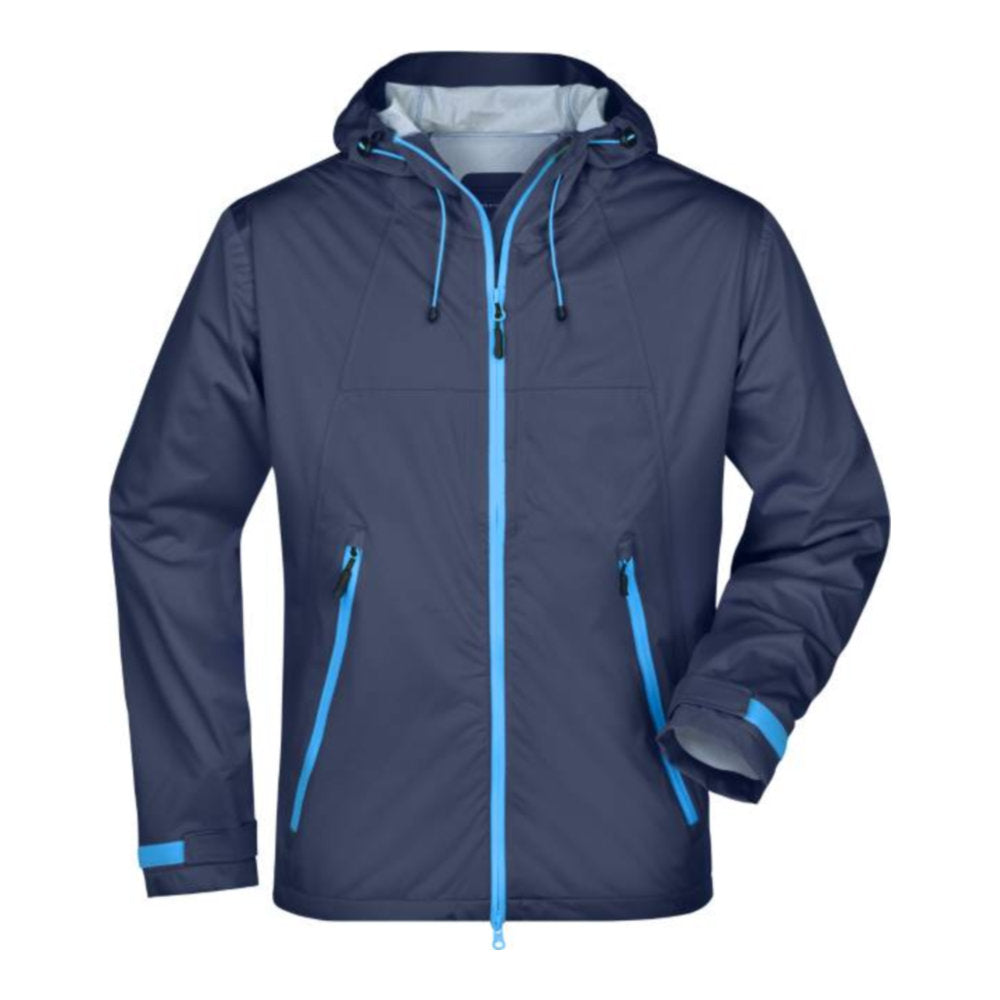 Herren 3-Lagen Softshell Jacke, Daiber JN 1098 – navy/cobalt
