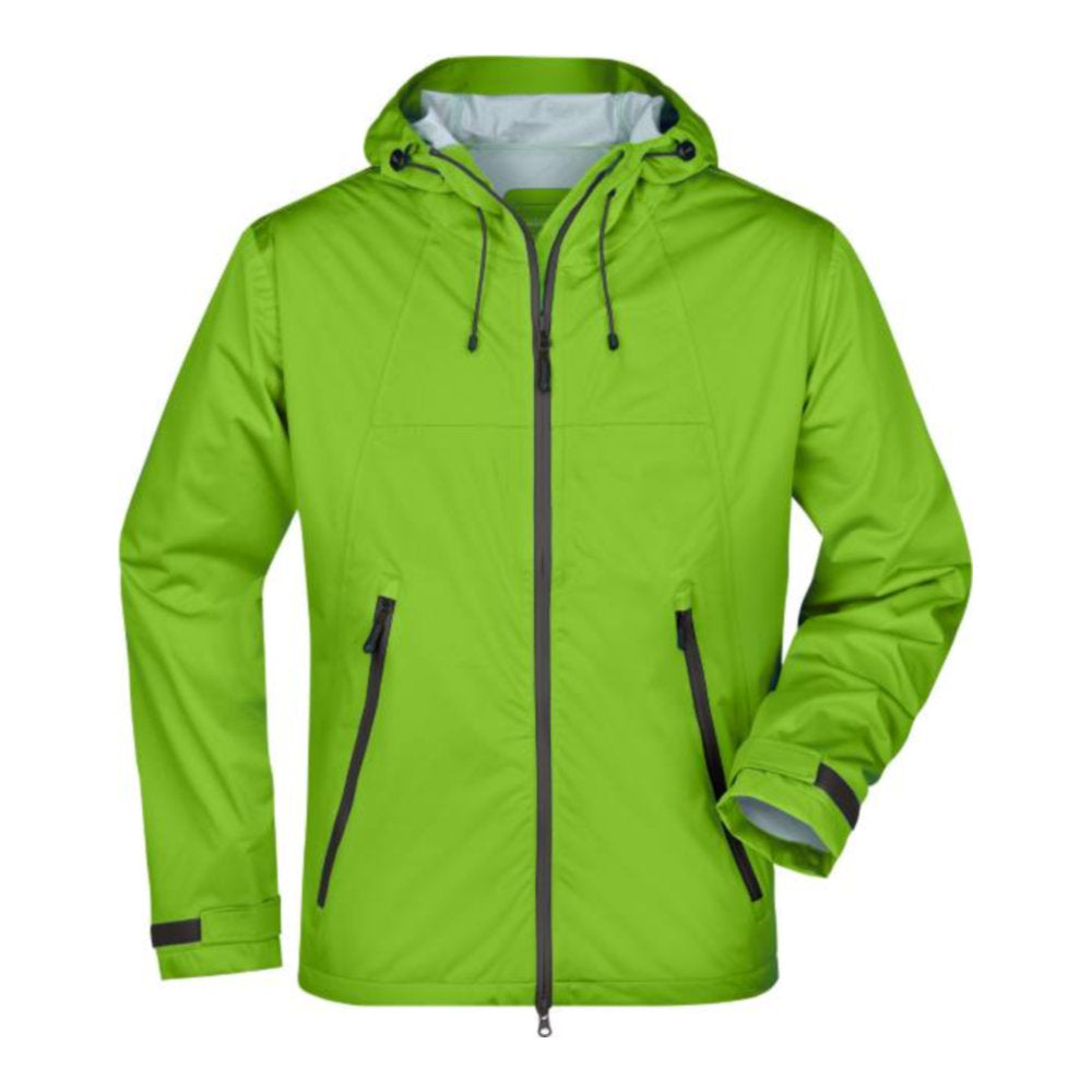 Herren 3-Lagen Softshell Jacke, Daiber JN 1098 – spring green/iron grey