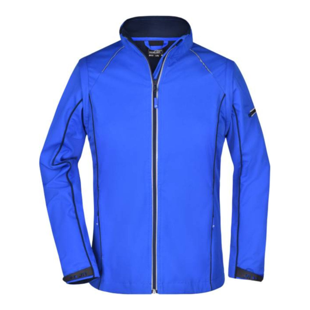 Damen Softshell Jacke mit abnehmbaren Ärmeln, Daiber JN 1121 – nautic blue/navy