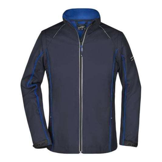 Damen Softshell Jacke mit abnehmbaren Ärmeln, Daiber JN 1121 – navy/royal