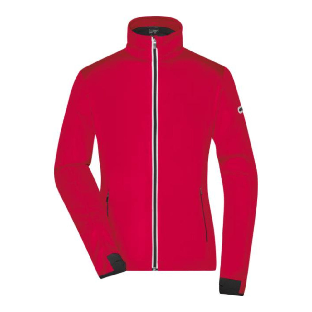 Damen 3-Lagen Sport Softshell Jacke, Daiber JN 1125 – light red/black