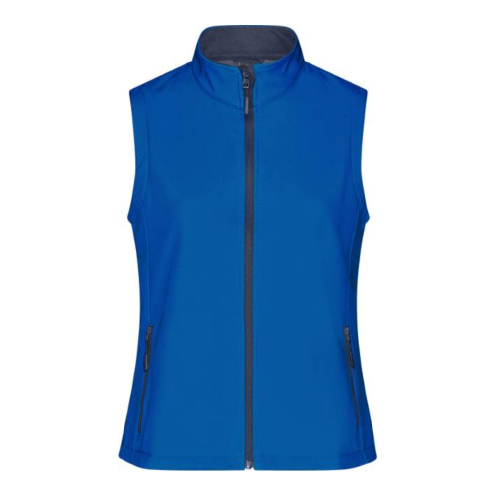 Damen 2-Lagen Promo Softshell Gilet, Daiber JN 1127 – nautic blue/navy