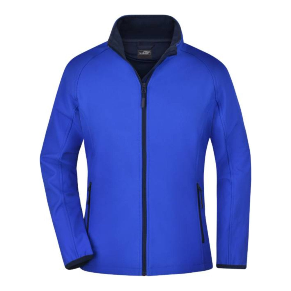 Damen 2-Lagen Promo Softshell Jacke, Daiber JN 1129 – nautic blue/navy