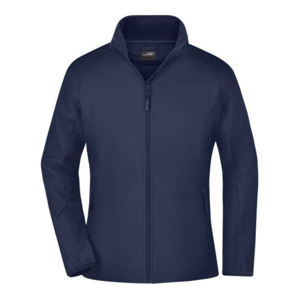 Damen 2-Lagen Promo Softshell Jacke, Daiber JN 1129 – navy/navy