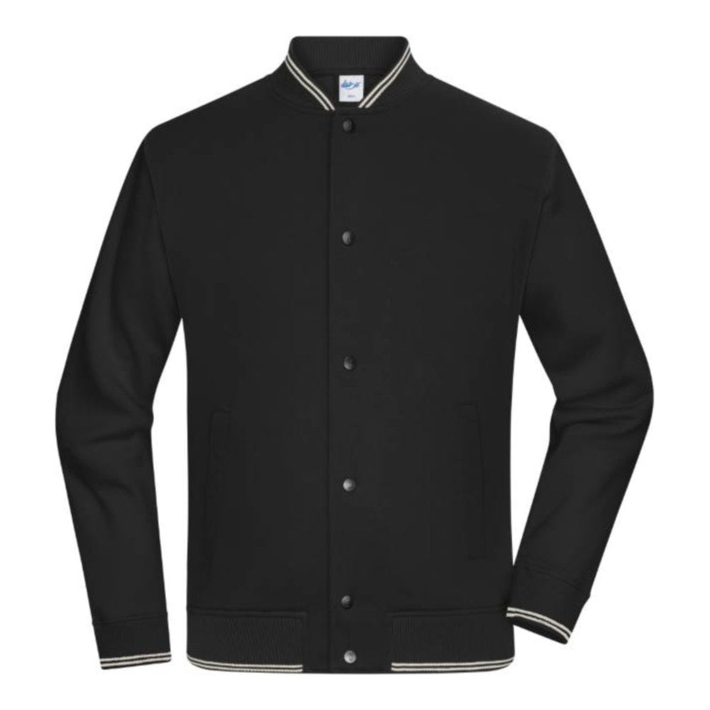 Unisex Bio College Jacke, Daiber 8044 – black/black