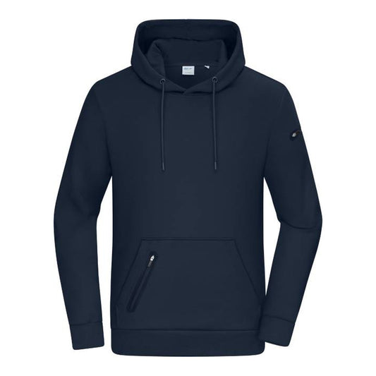 Herren Interlock Kapuzen Sweater, Daiber 8046 – navy