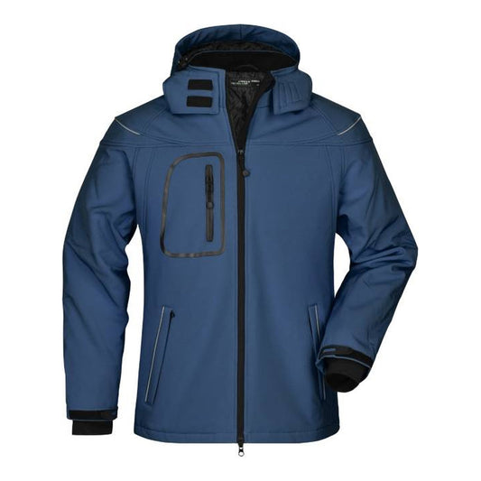 Herren 3-Lagen Winter Softshell Jacke, Daiber JN 1000 – navy