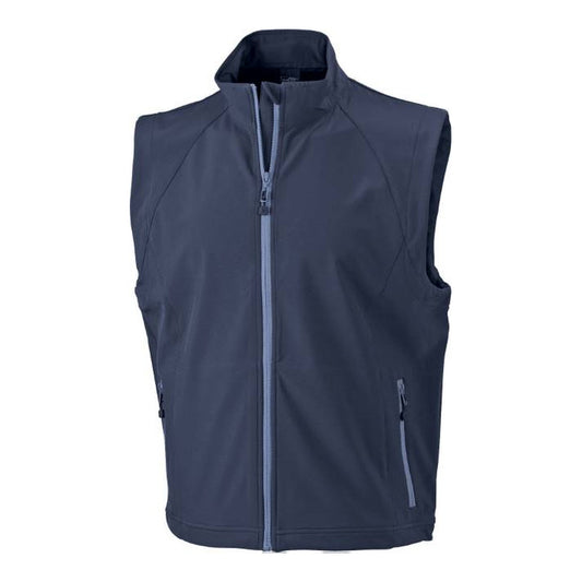 Herren 3-Lagen Softshell Gilet, Daiber JN 1022 – navy