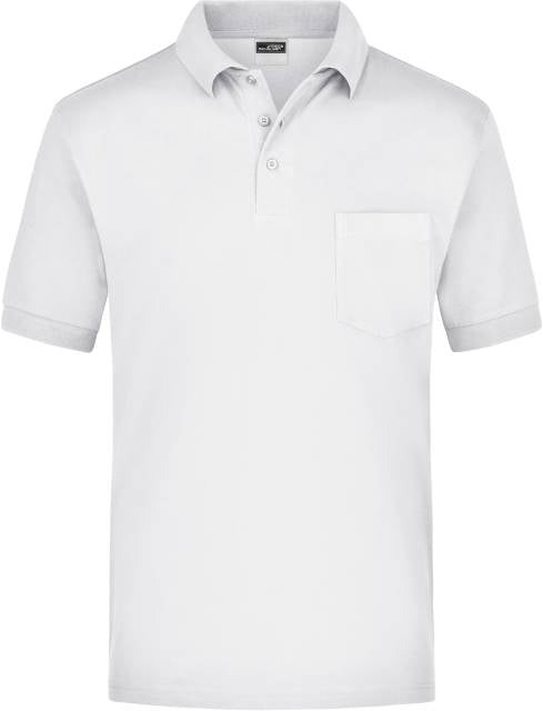 Unisex Poloshirt, Daiber JN 26 - white