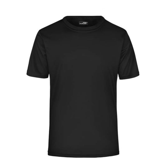 Herren Jersey Sport Shirt, Daiber JN 358 – black