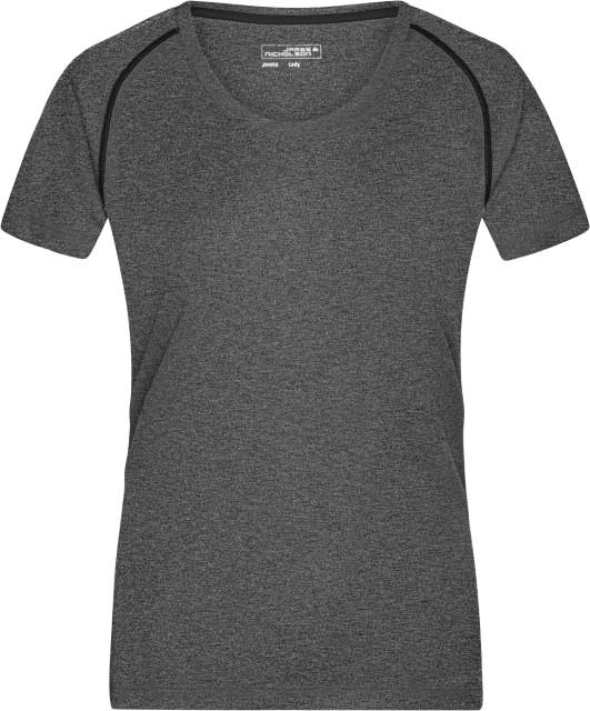 Unisex T-Shirt, Daiber JN 495 - black melange-black