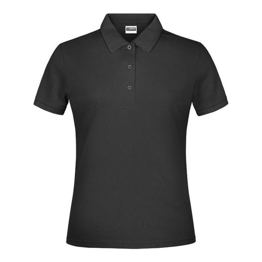 Damen Piqué Polo, Daiber JN 791 – black