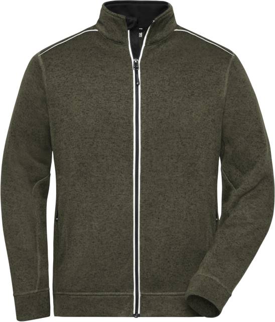 daiber-jn-898 - olive melange-black