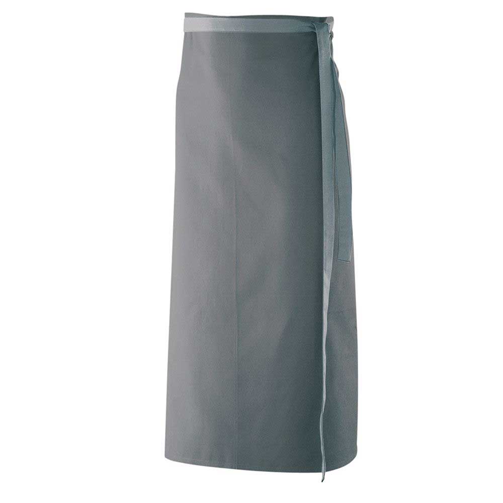 Bistroschürze B 100 x L 80 cm, EXNER 102 – silbergrau / Mischgewebe 65/35 220 g/m²