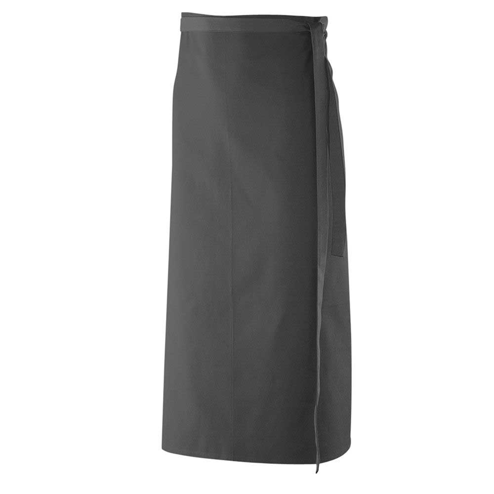 Bistroschürze B 100 x L 80 cm, EXNER 102 – schwarz / Mischgewebe 65/35 220 g/m²