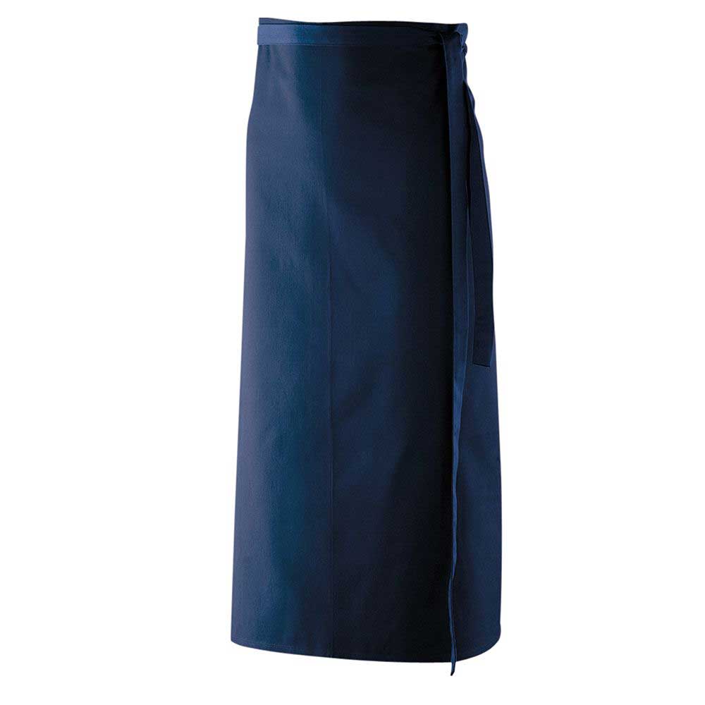 Bistroschürze B 100 x L 80 cm, EXNER 102 – navy / Mischgewebe 65/35 220 g/m²