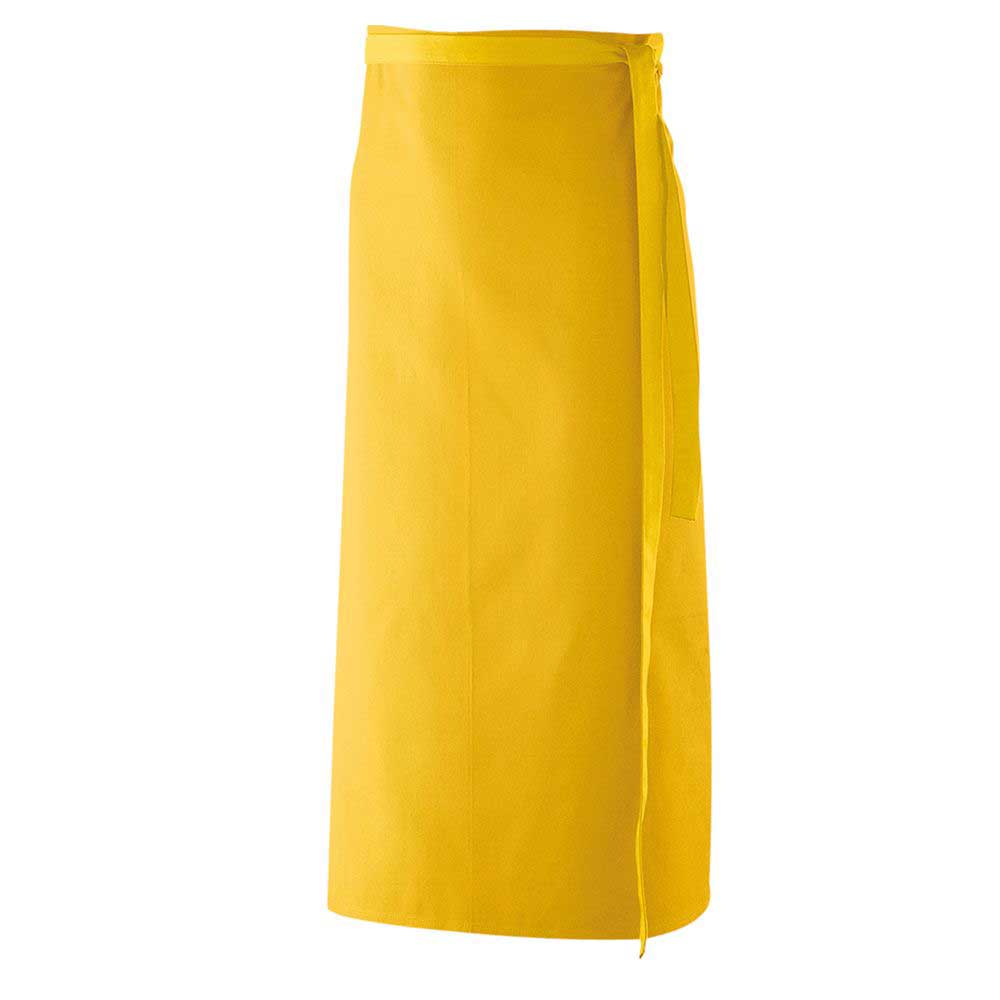 Bistroschürze B 100 x L 80 cm, EXNER 102 – gelb / Mischgewebe 65/35 220 g/m²