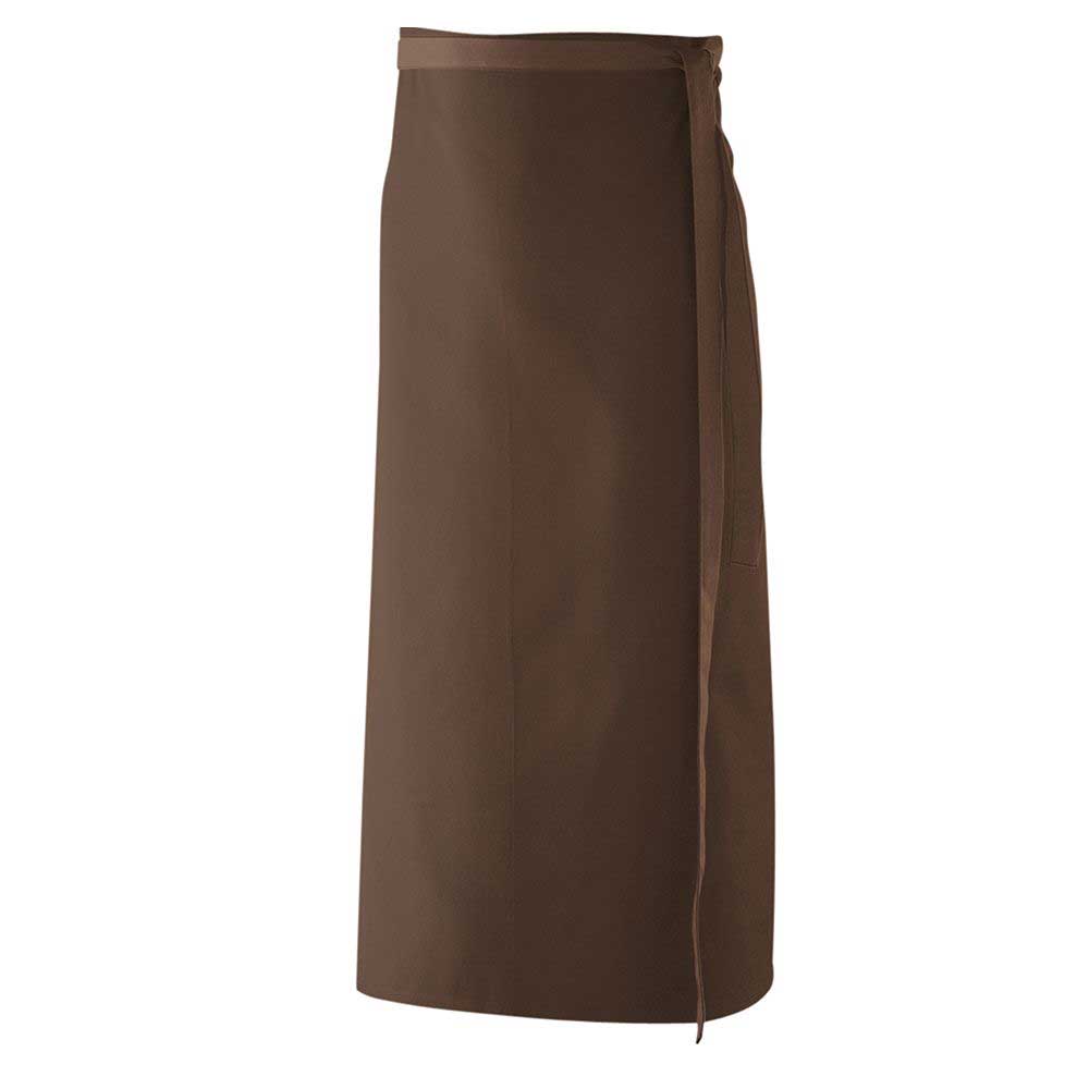 Bistroschürze B 100 x L 80 cm, EXNER 102 – toffee / Mischgewebe 65/35 220 g/m²