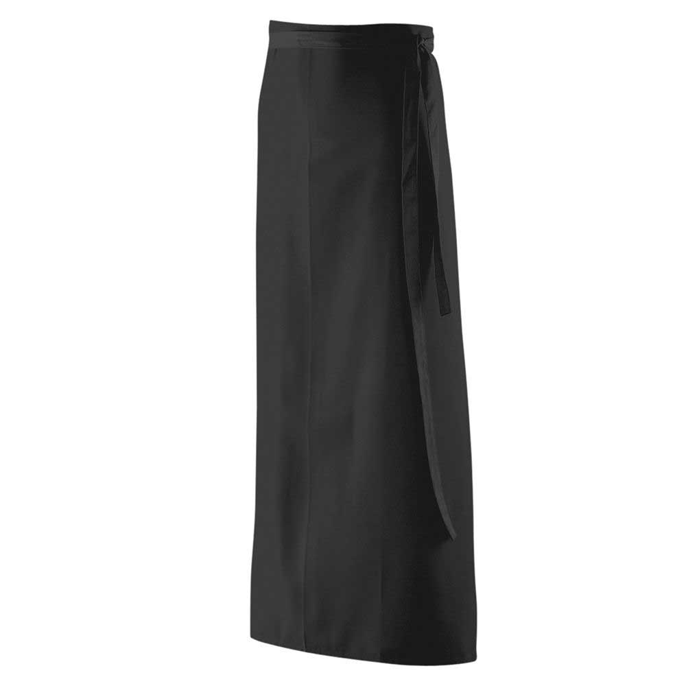 Bistroschürze B 100 x L 100 cm, EXNER 103 – schwarz / Mischgewebe 65/35 220 g/m²