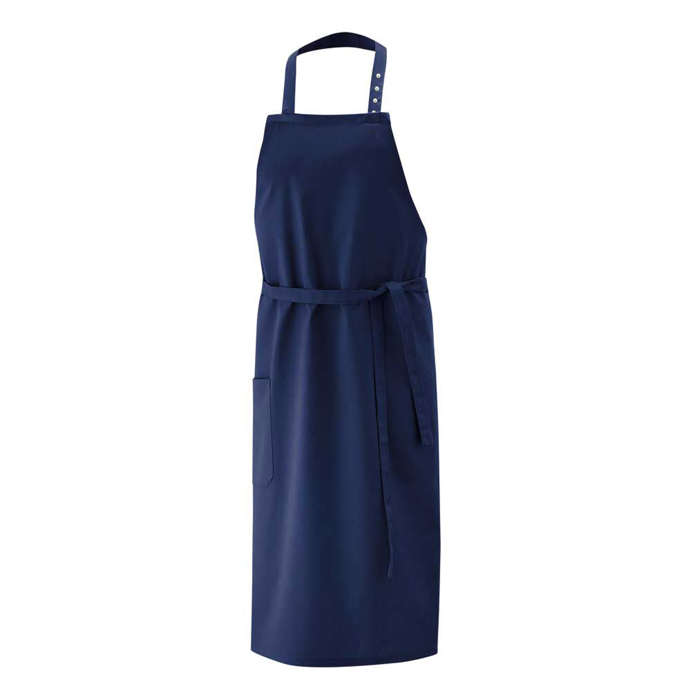 Latzschürze B 80 x L 100 cm schwarz, EXNER 106 – navy / Mischgewebe 65/35 220 g/m²