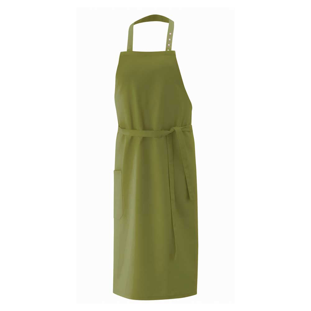 Latzschürze B 80 x L 100 cm schwarz, EXNER 106 – olive / Mischgewebe 65/35 220 g/m²