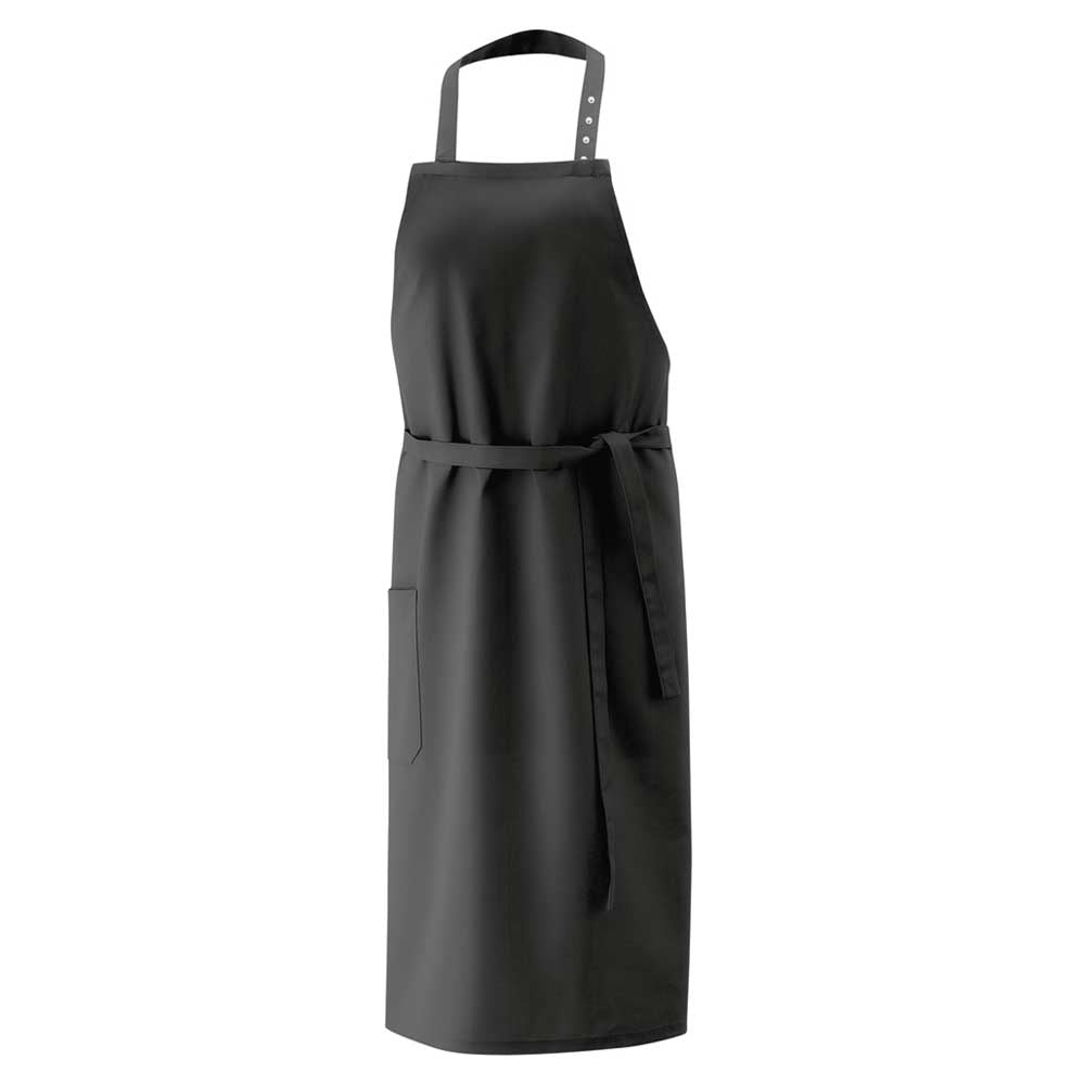 Latzschürze B 80 x L 100 cm schwarz, EXNER 106 – schwarz / Polyester