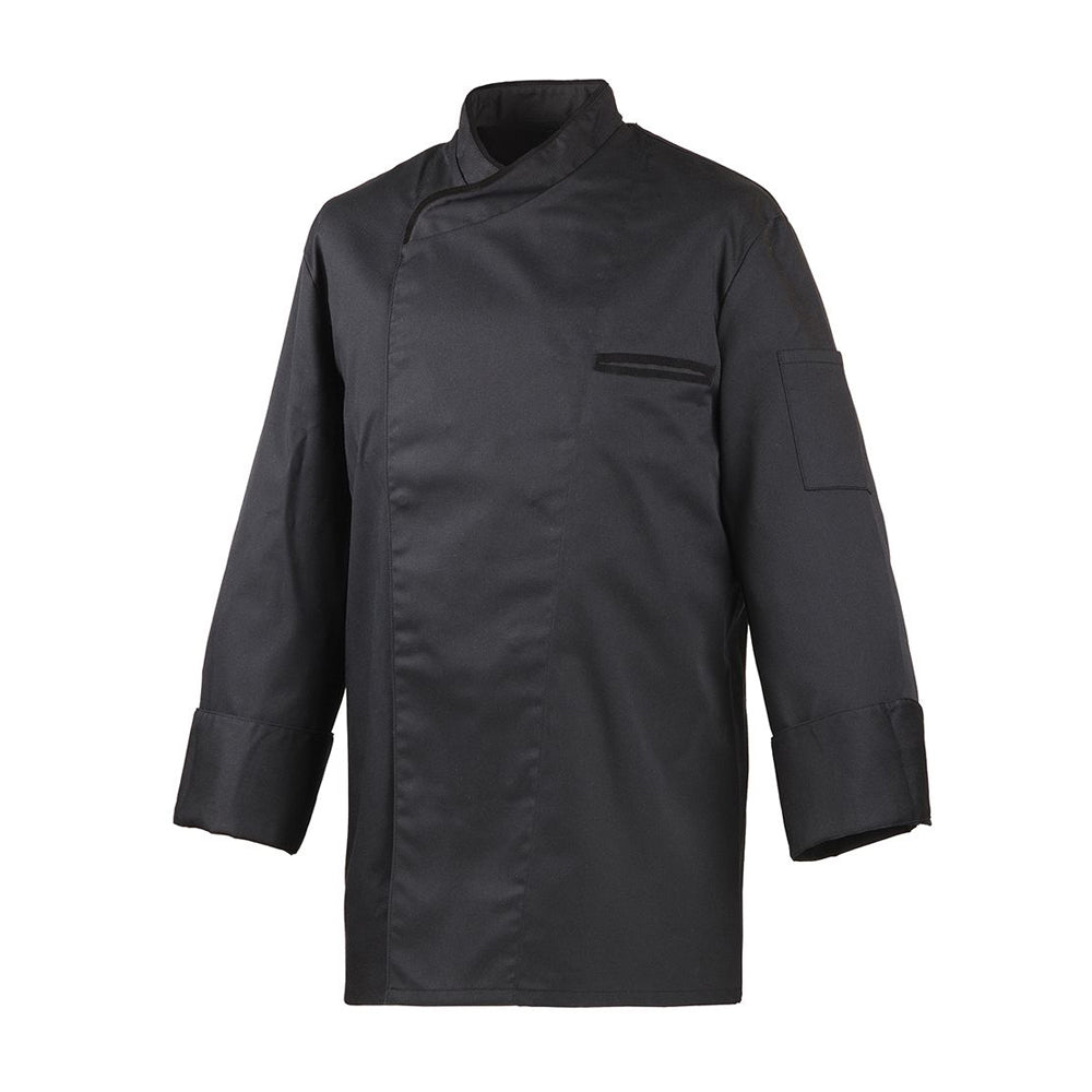 Kochjacke, EXNER 216 – schwarz / 5XL / Mischgewebe 65/35 220 g/m²