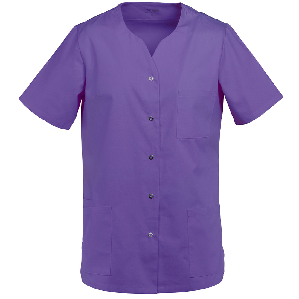 Damen Kasack weiß, EXNER 240 – purple / 5XL