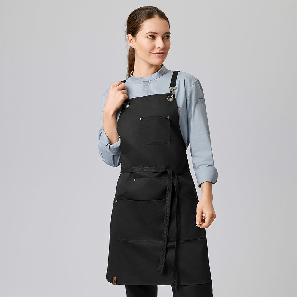 Latzschürze B 70 x L 80 cm, EXNER 249 – schwarz