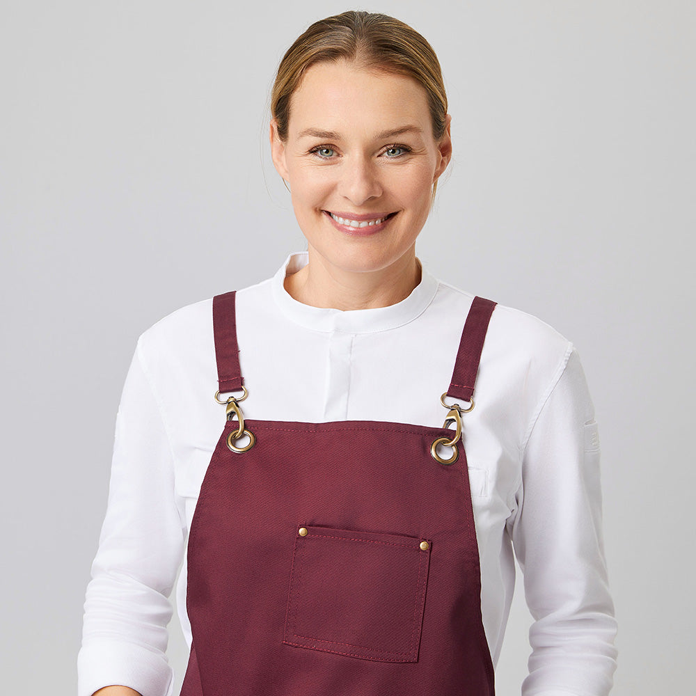 Latzschürze B 70 x L 80 cm, EXNER 249 – bordeaux