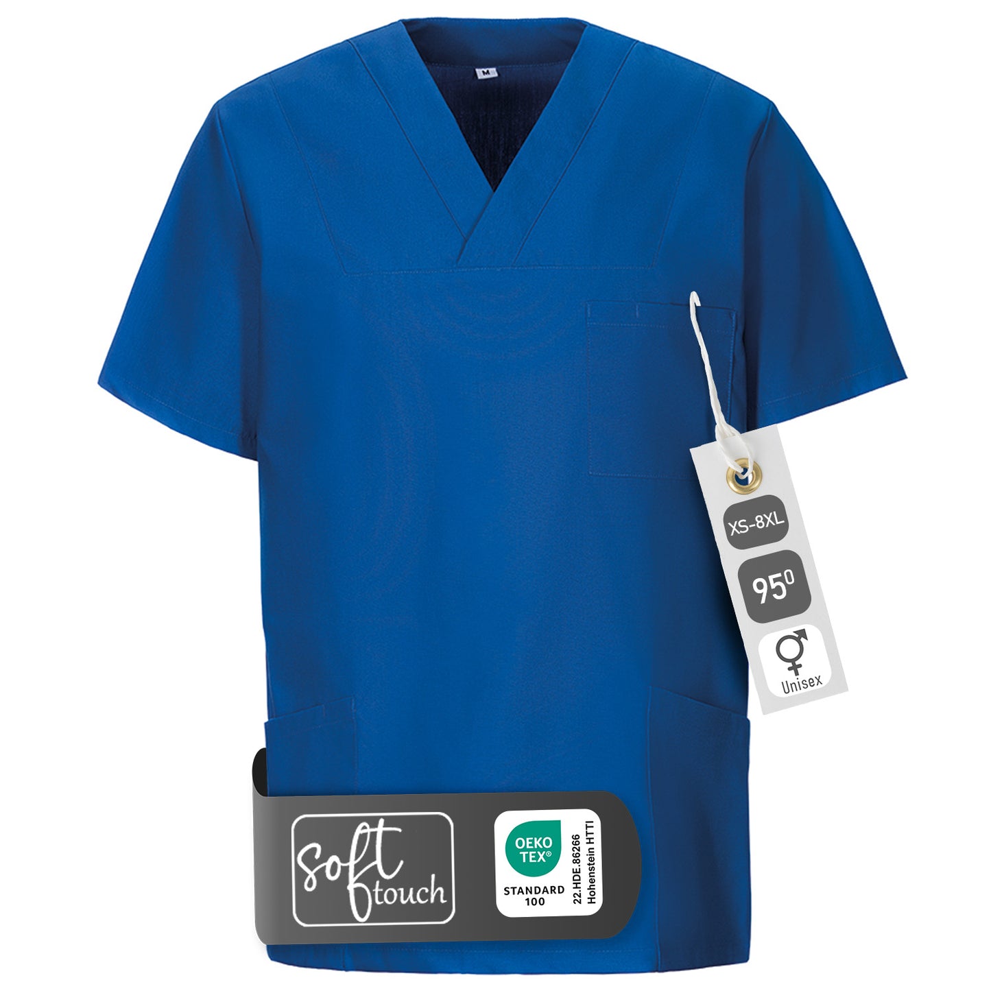 Schlupfkasack, unisex, EXNER 273 – royal blue / 8XL