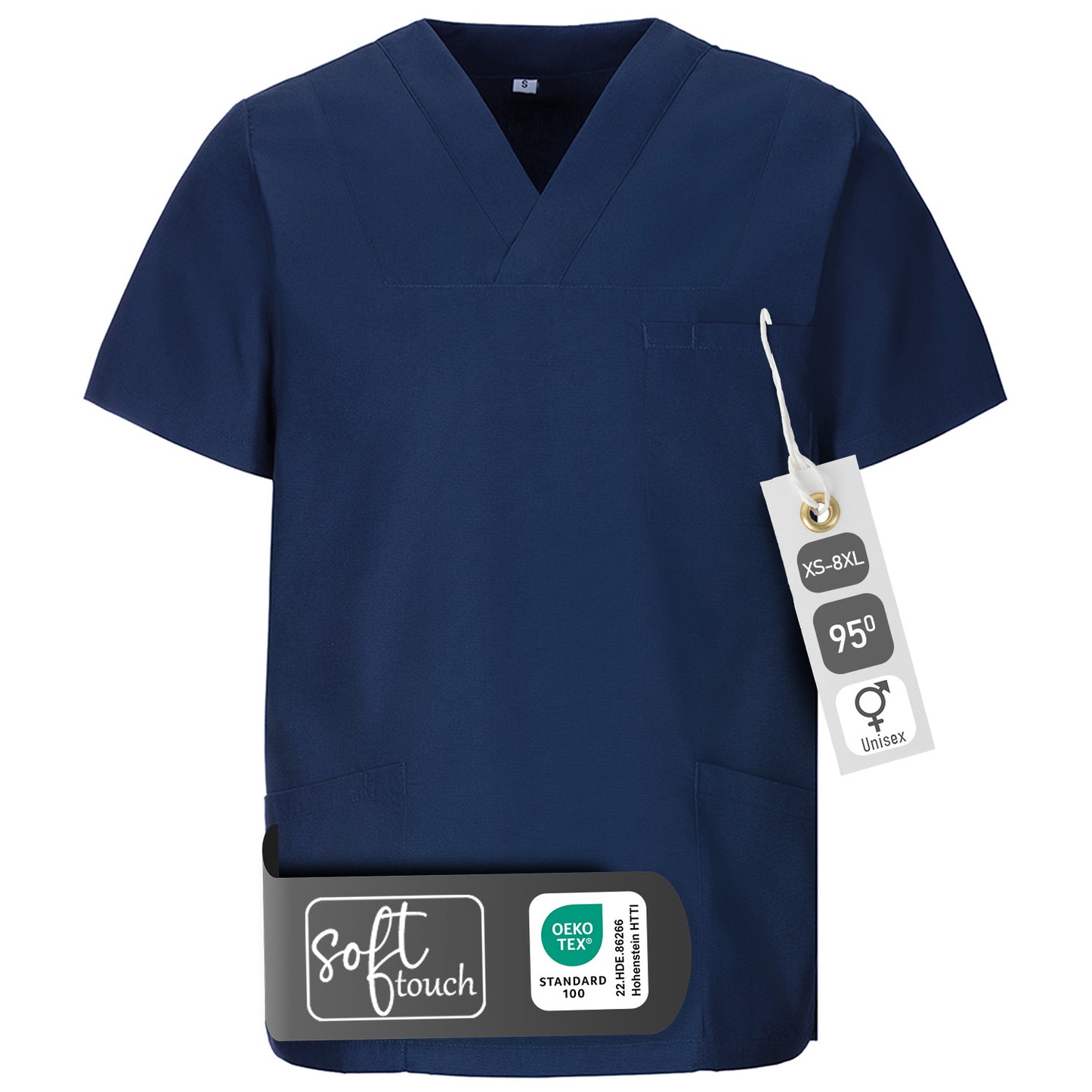 Schlupfkasack, unisex, EXNER 273 – navy / 8XL