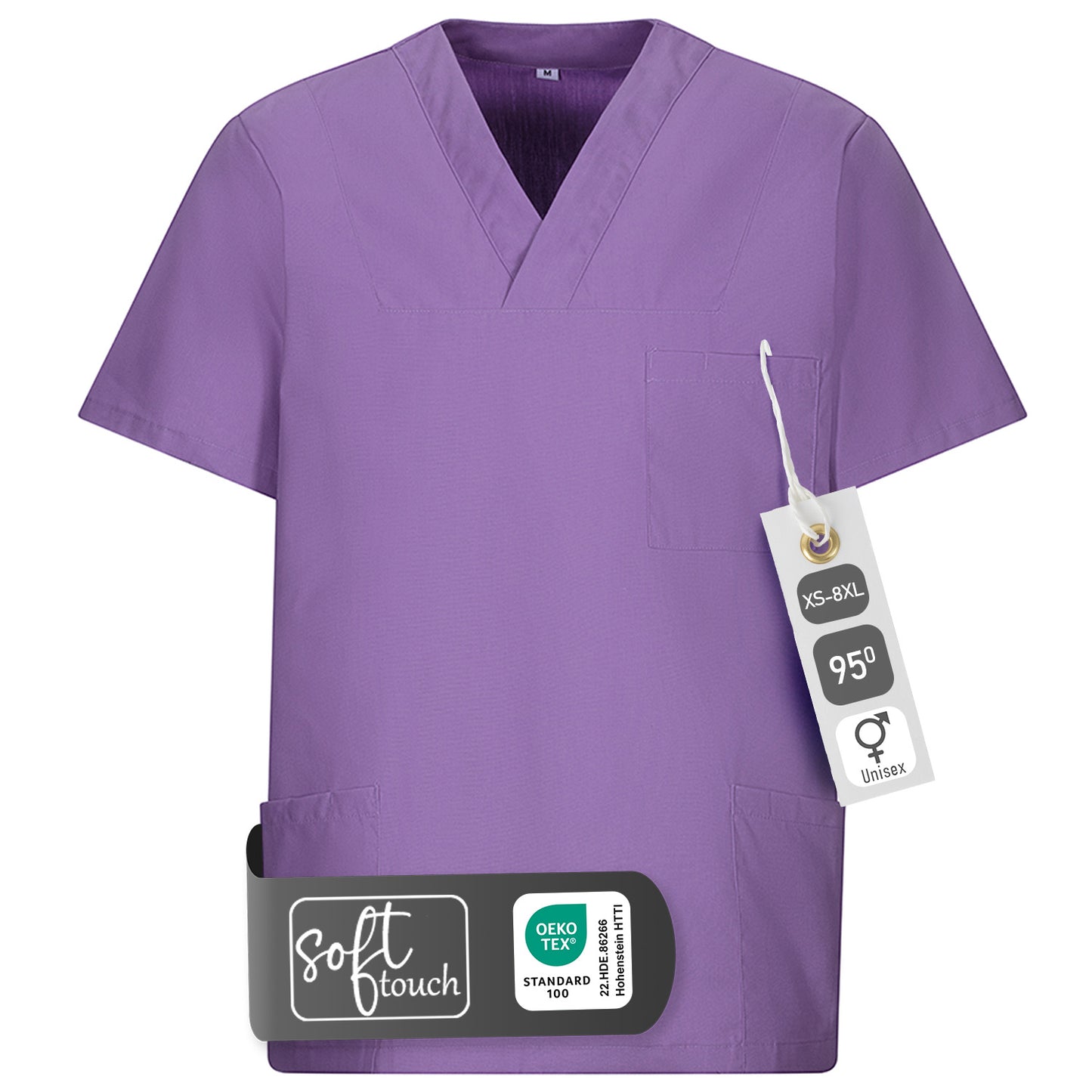 Schlupfkasack, unisex, EXNER 273 – purple / 8XL