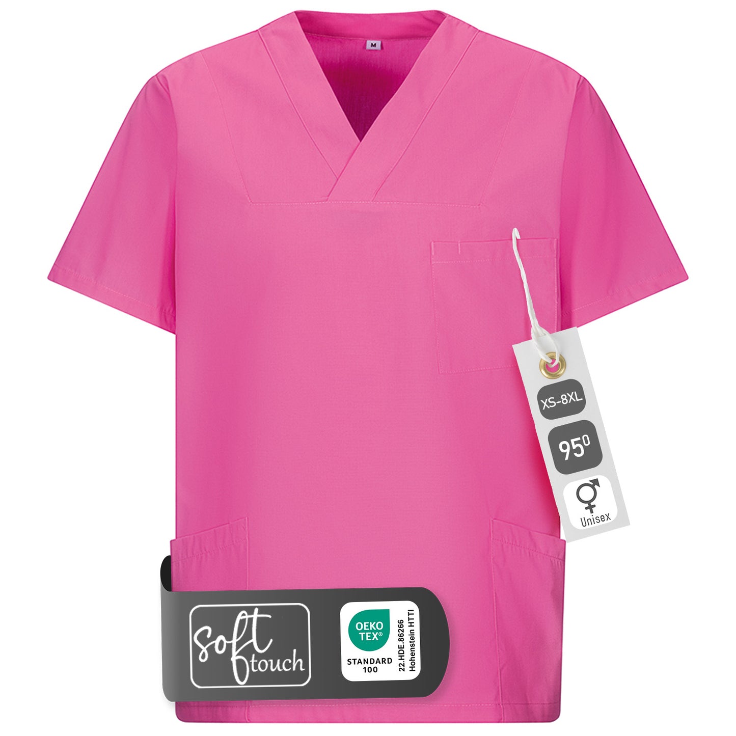 Schlupfkasack, unisex, EXNER 273 – hot pink / 8XL