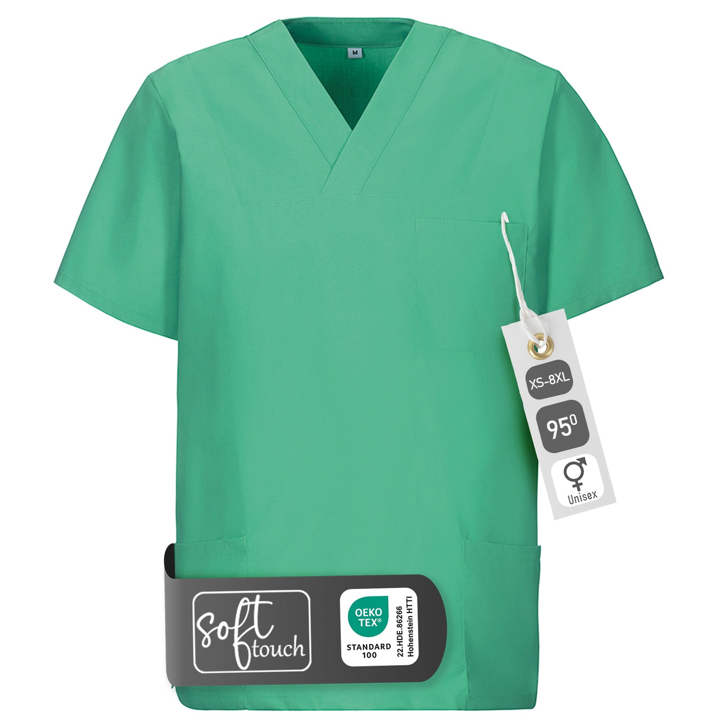 Schlupfkasack, unisex, EXNER 273 – light green / 8XL