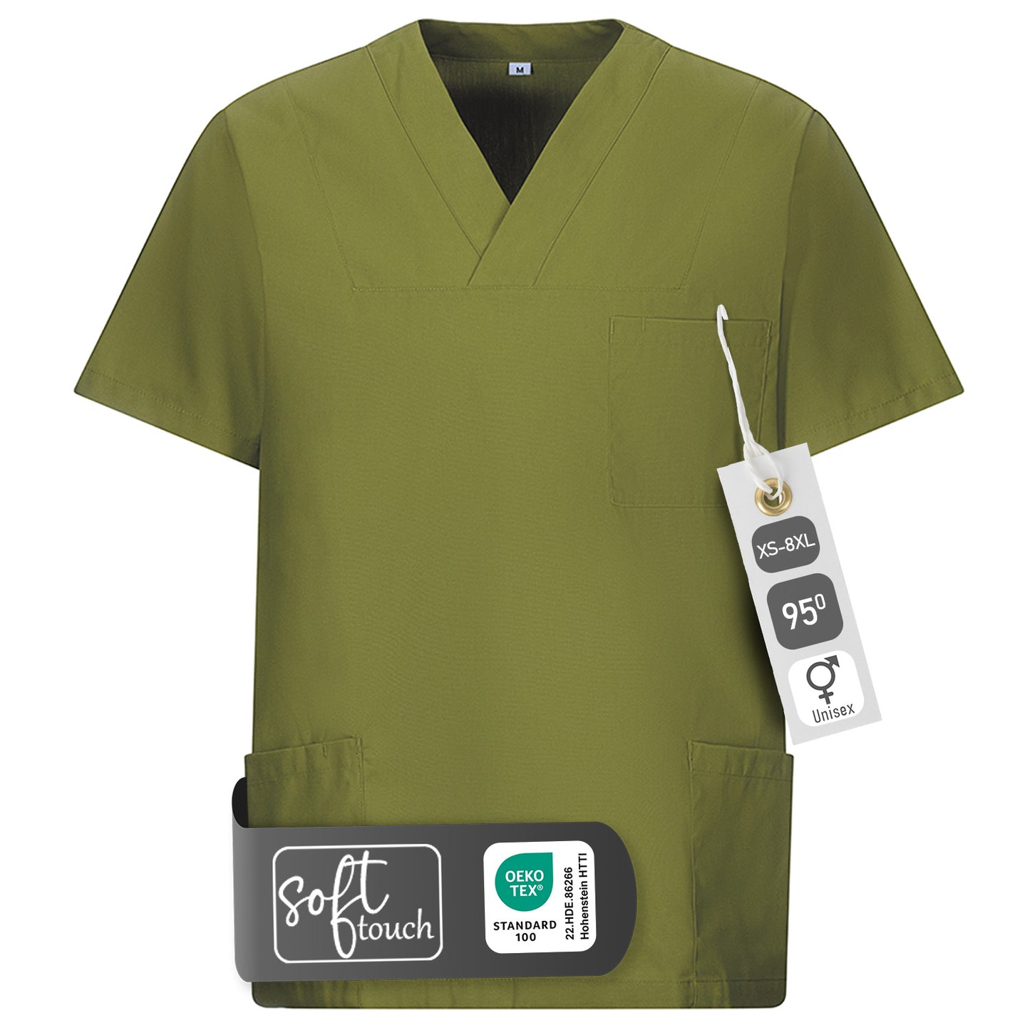 Schlupfkasack, unisex, EXNER 273 – olive / 8XL