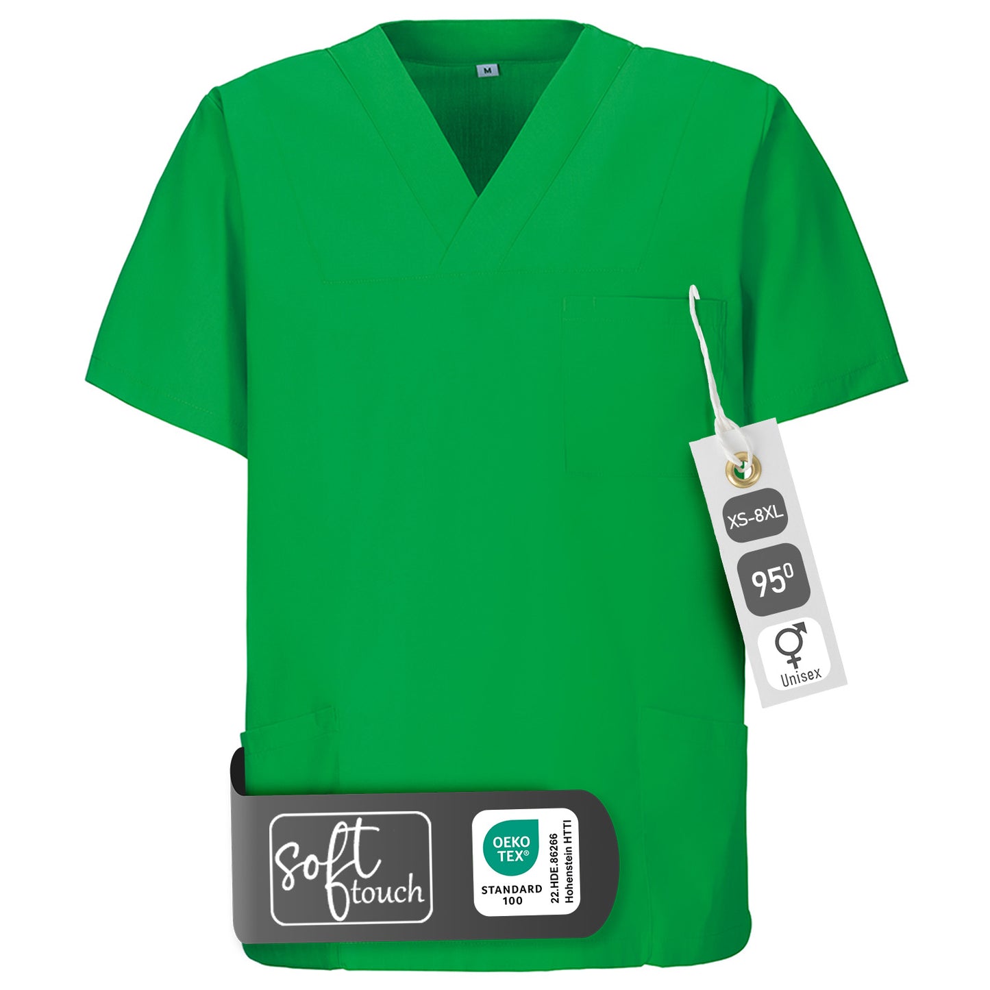 Schlupfkasack, unisex, EXNER 273 – kelly green / 8XL