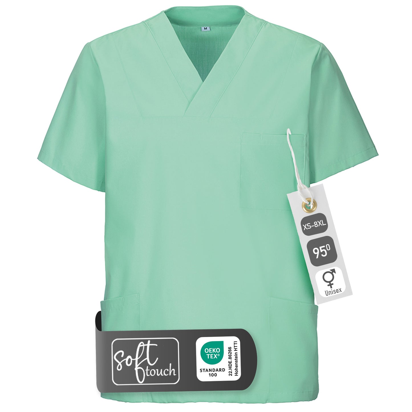 Schlupfkasack, unisex, EXNER 273 – mint / 8XL