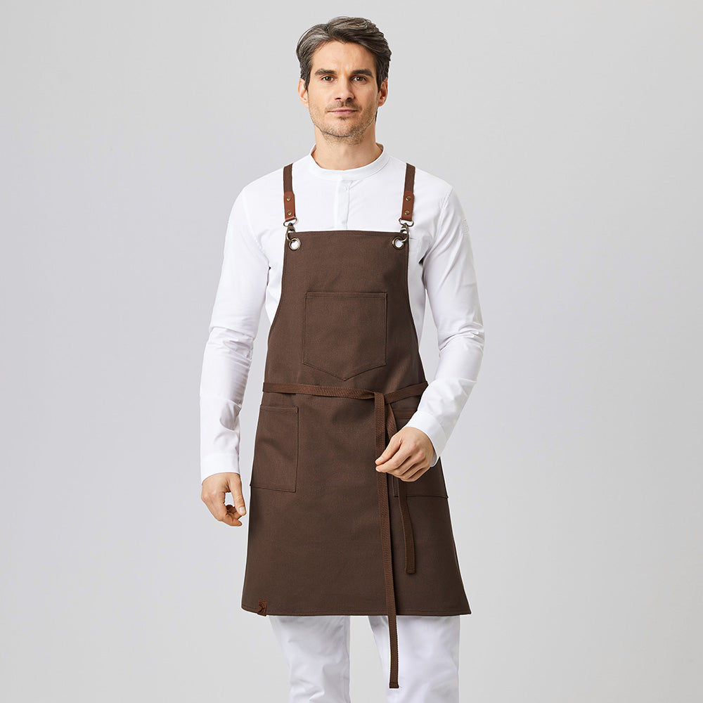 Latzschürze B 70 x L 80 cm sand, EXNER 286 – toffee
