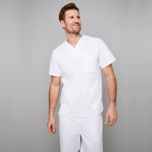 Schlupfkasack weiß, EXNER 299 – weiß / 5XL / Mischgewebe 50/50
