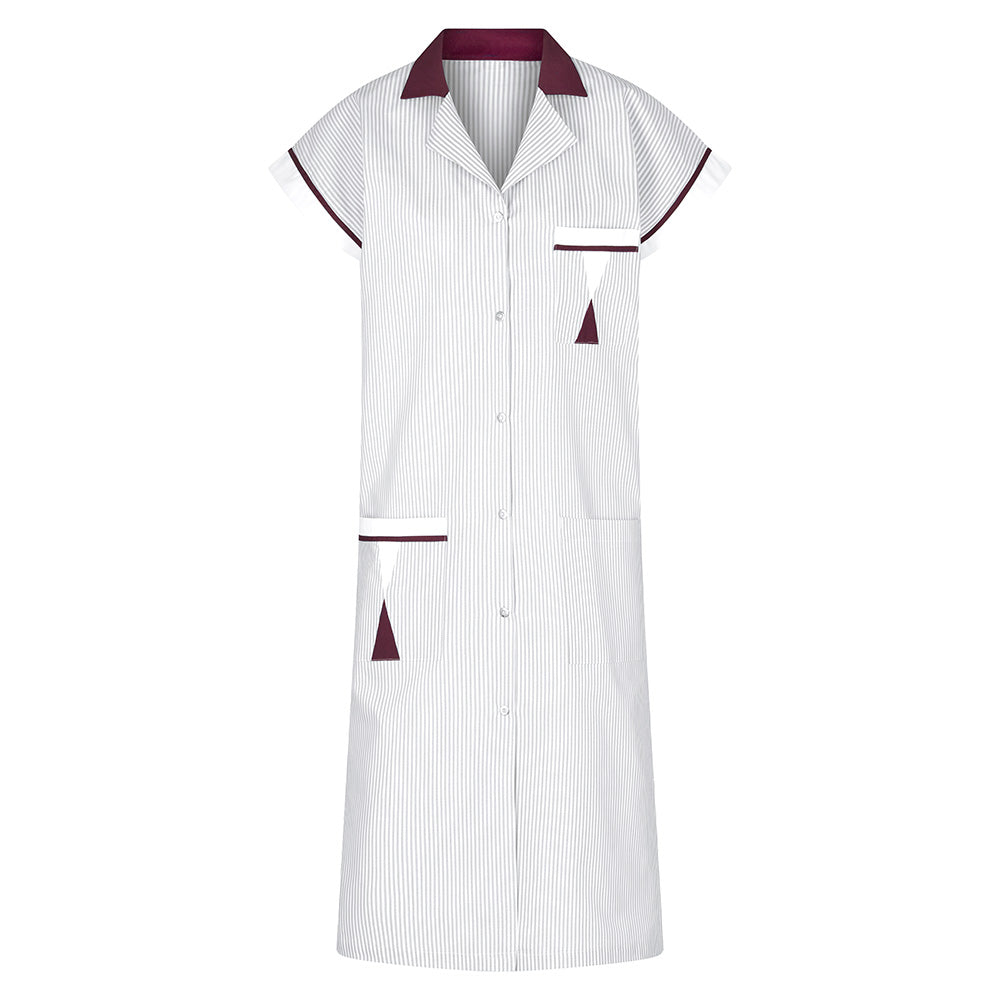 Damen Kittel, EXNER 355 – grau gestreift / 5XL