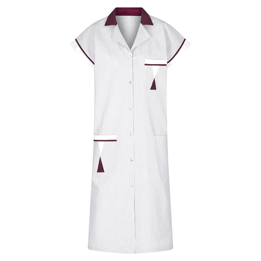 Damen Kittel, EXNER 355 – grau gestreift / 5XL
