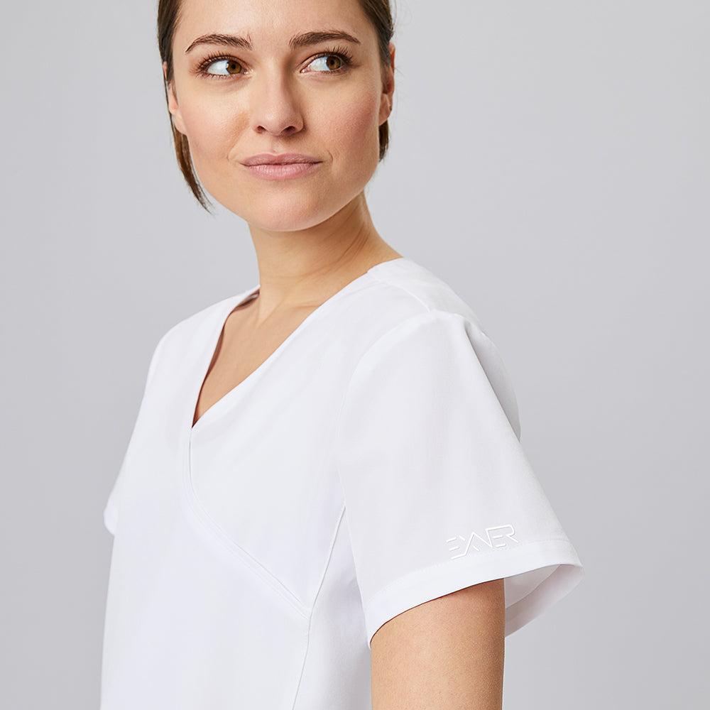 Sportsline Damen Kasack, EXNER 702 – weiß / 5XL