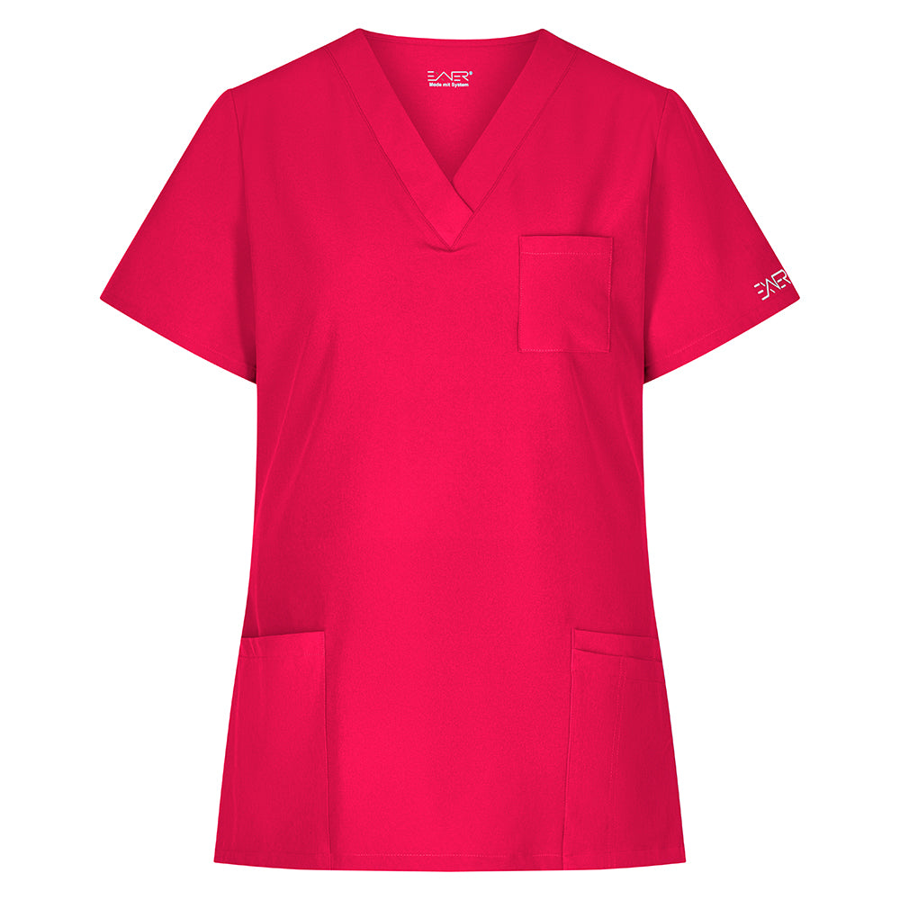 Sportsline Damen Kasack, EXNER 704 – rot / 5XL
