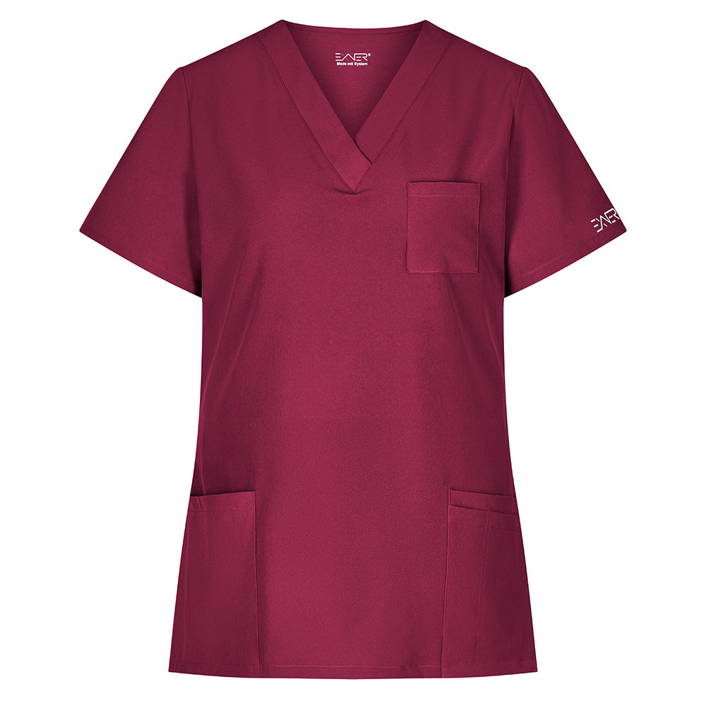 Sportsline Damen Kasack, EXNER 704 – bordeaux / 5XL
