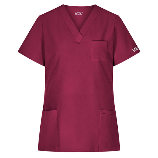 Sportsline Damen Kasack, EXNER 704 – bordeaux / 5XL