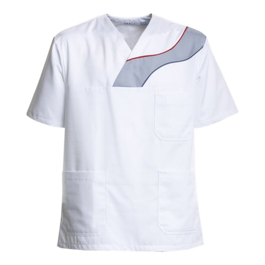 Unisex-Schlupfkasack, NYBO 203035-01 - Weiß/Grau