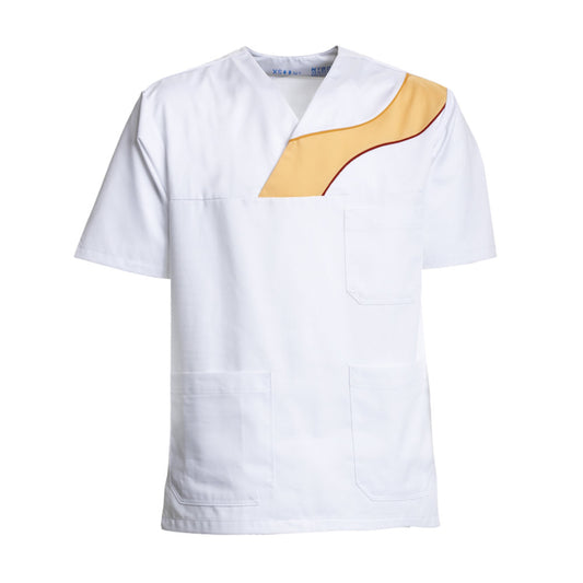 Unisex-Schlupfkasack, NYBO 203035-01 - Weiß/Gelb