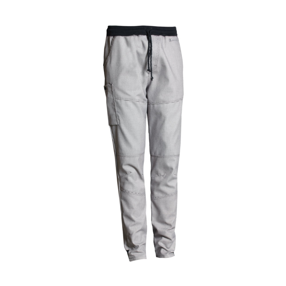 Unisex-Hose, Pull- on, NYBO 505038-01 - Schwarz-Weiß Pepita